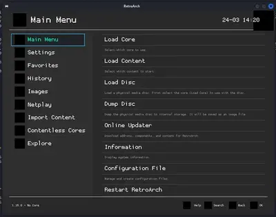 Ugly Retroarch Interface